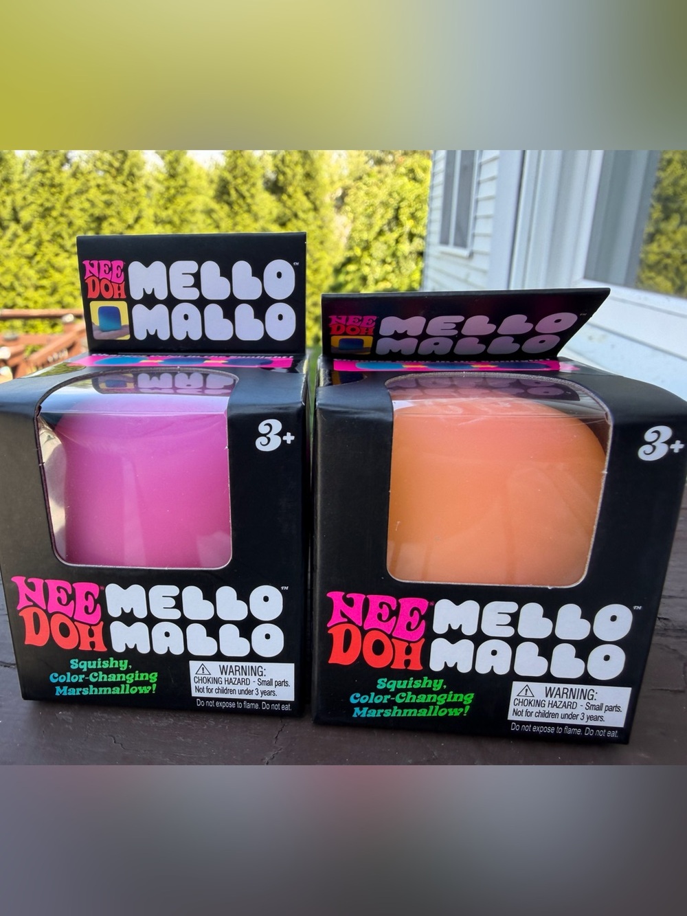 NeeDoh Color-Changing Marshmallow Squishy - Set of 2